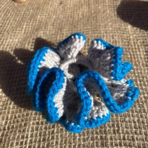 "Blue Wave" Scrunchie