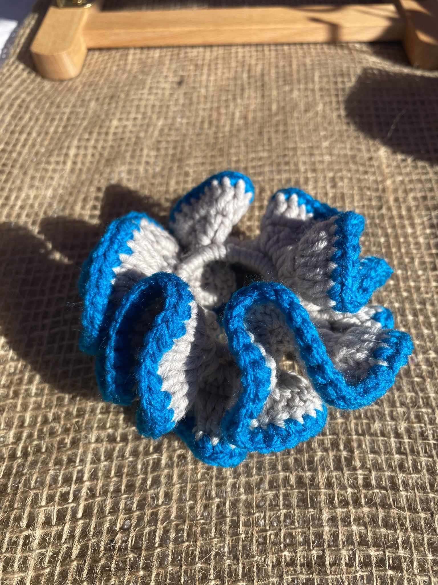 "Blue Wave" Scrunchie