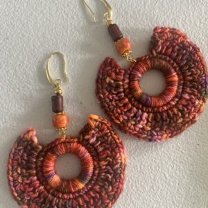 "Pink Warrior" Earrings