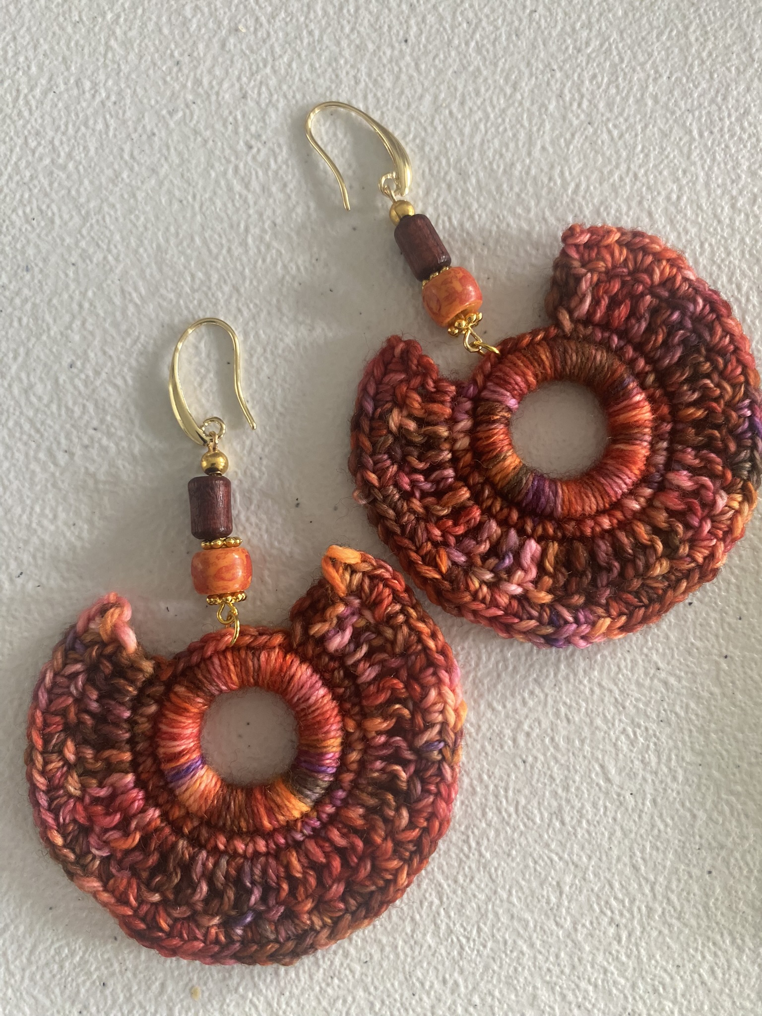 "Pink Warrior" Earrings