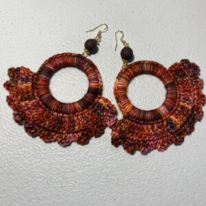 "Pink Earth" Earrings
