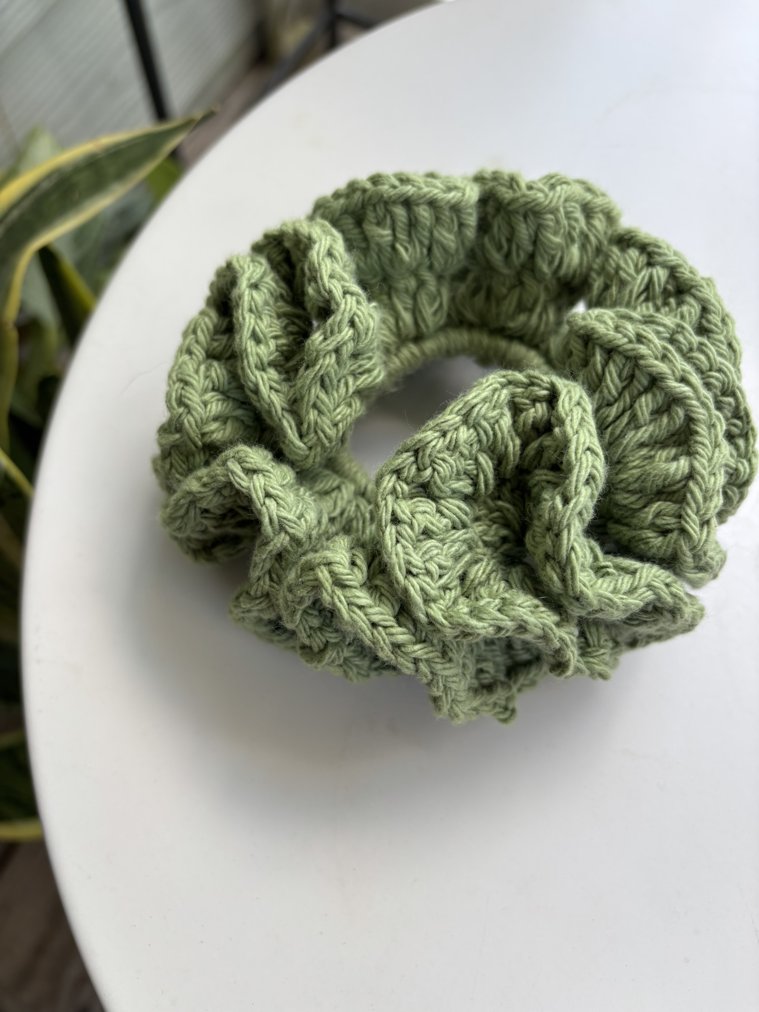 "Olive Green" Scrunchie