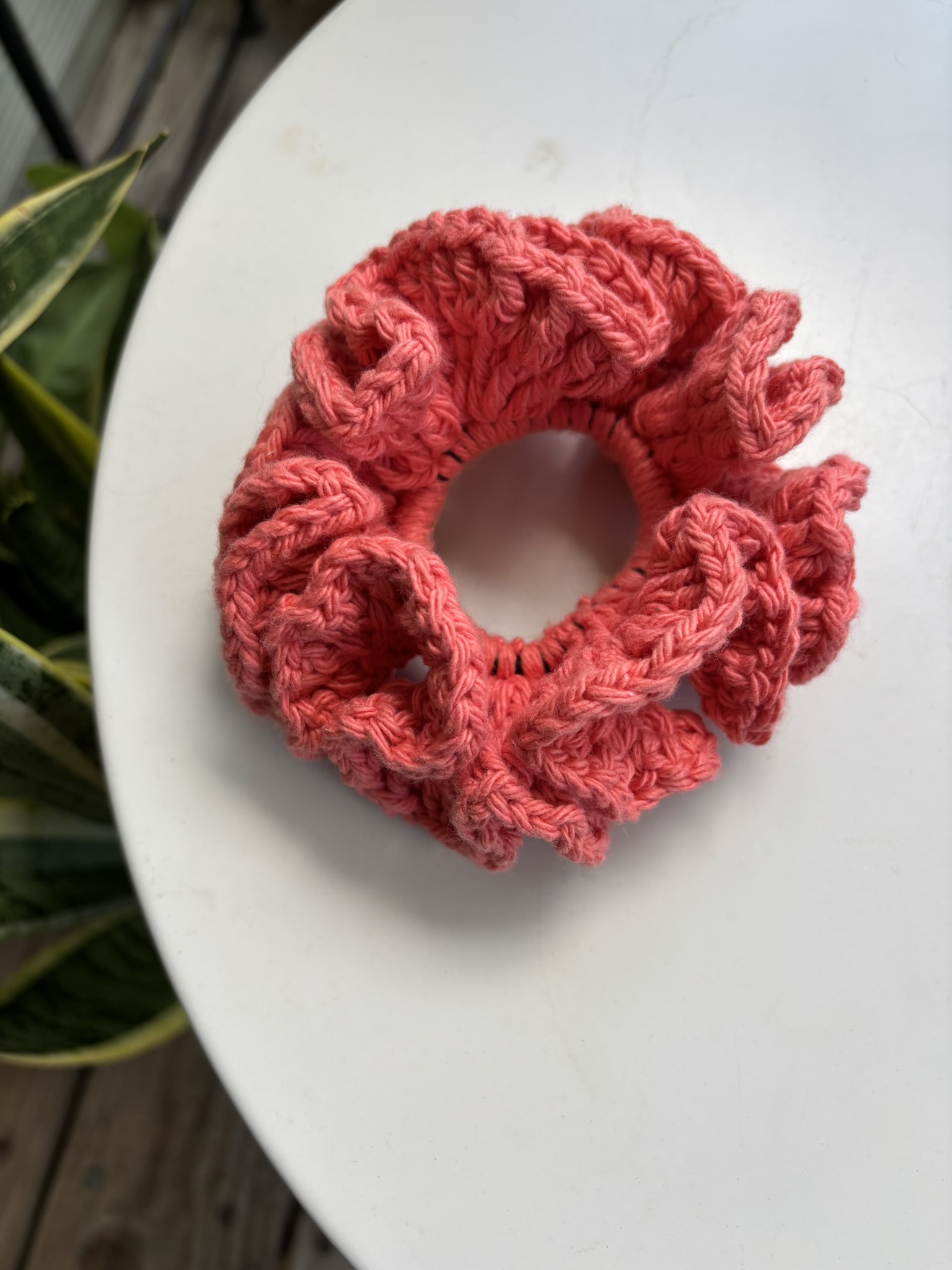 "Peach" Scrunchie